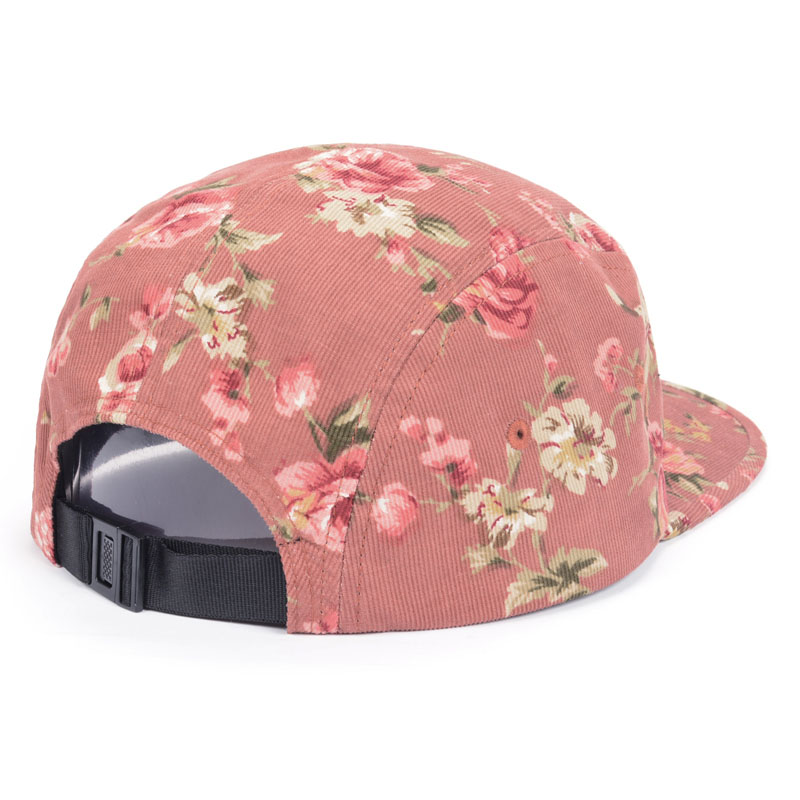 义乌帽厂花朵粉色五片帽